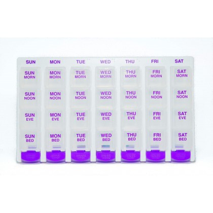 EZY Dose Weekly One Day At A Time Pill Planner Box Container Organizer