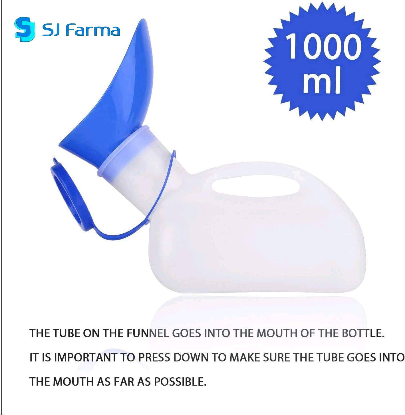 UNISEX URINAL BOTTLE for BED RIDDEN MAN WOMEN HOSPITAL PATIENTPORTABLE